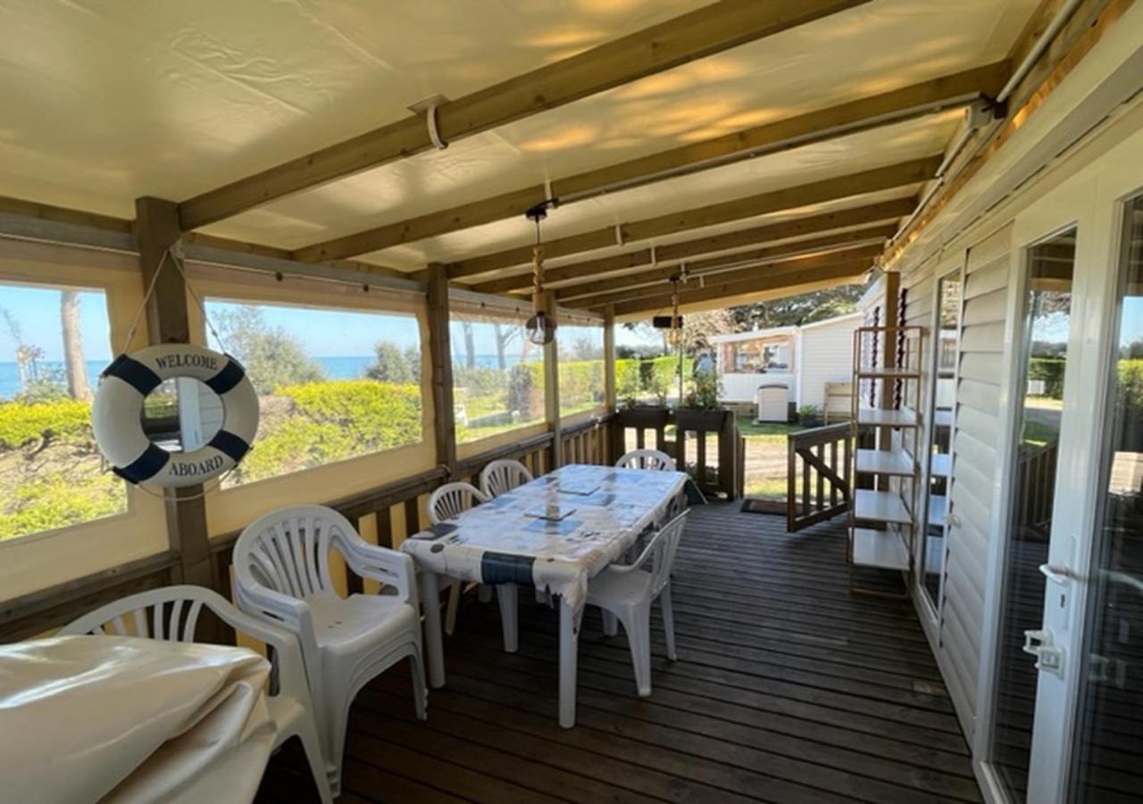 Mobilhomes Quiberon Camping Conguel - Bord De Mer Esterno foto